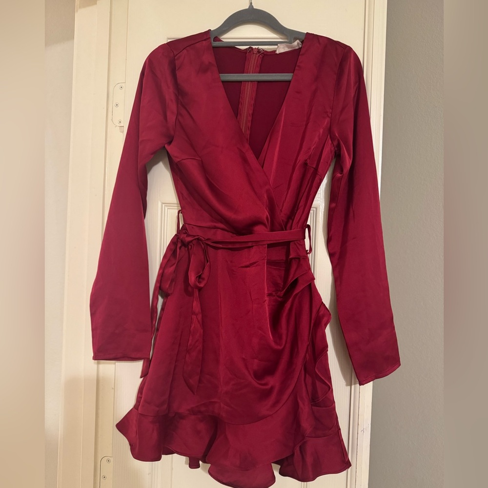 Altar'd State Red Mini Dress/romper (has shorts)